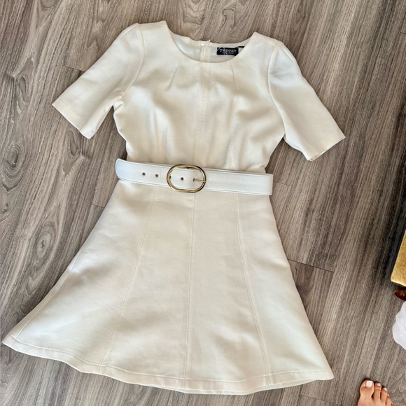 Twin-Set Dresses & Skirts - NWT Twinset Simona Barbieri belted dress in cream size S